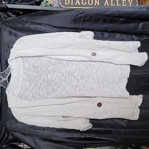 White Knit Cardigan